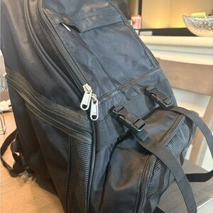 Black Soccer Backpack for kids